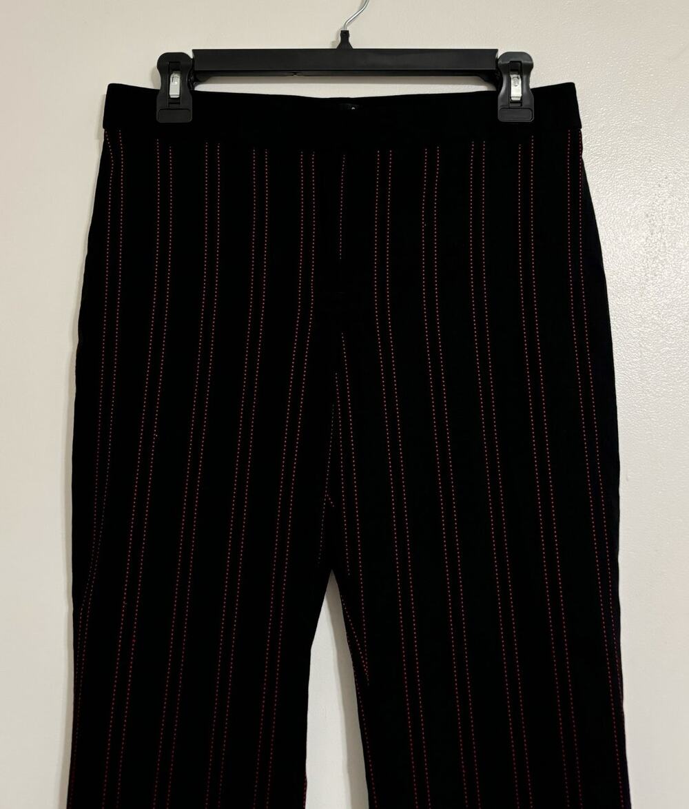 Black and Red Vintage International Concepts Striped Low Rise Pants 6